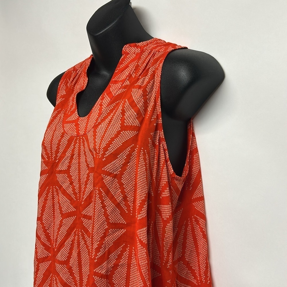 Red Sleeveless Women's Top Maeve size small - Picture 5 of 6